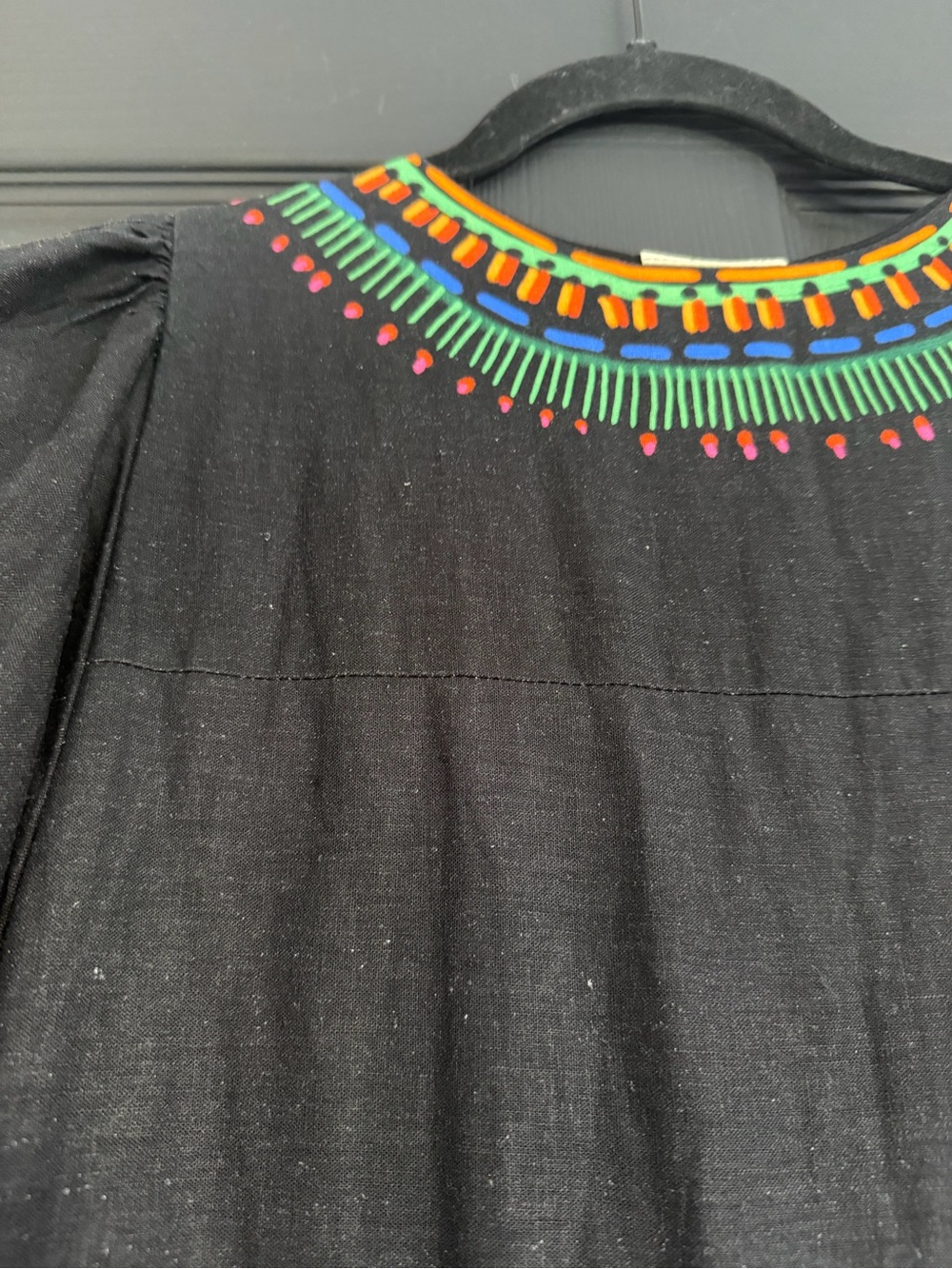 FARM Rio Black Cool Leopards Maxi Dress with Multicolor Tropical Print - Picture 14 of 16